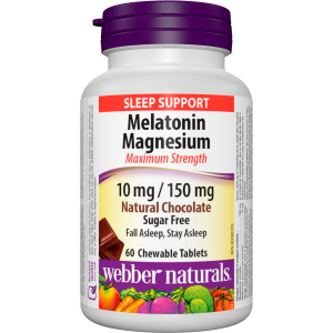 webber naturals 10 mg melatonin with 150 mg magnesium sleep support