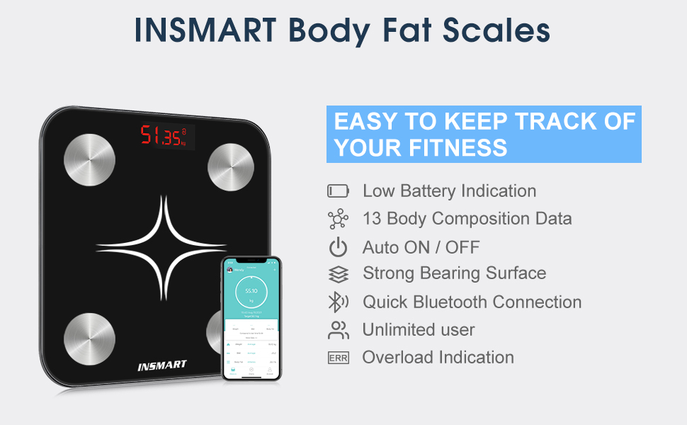 INSMART BODY FAT SCALE