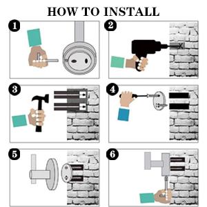 How to Install Robe Hooks