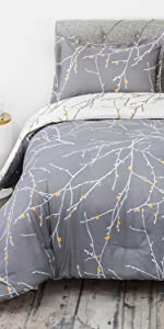 Bedsure Branch Comforter Set