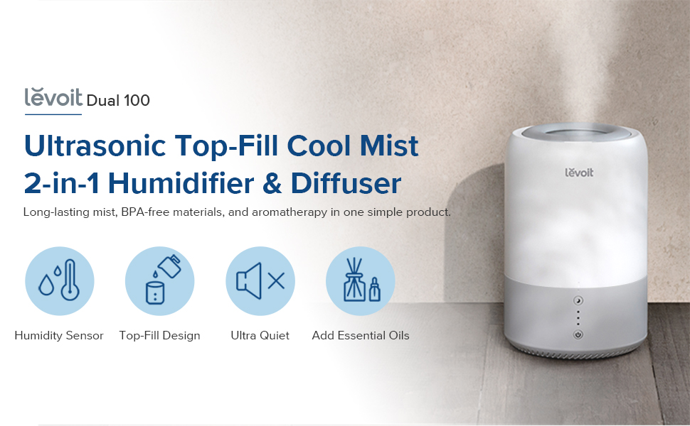 Dual 100 Top Fill Humidifier