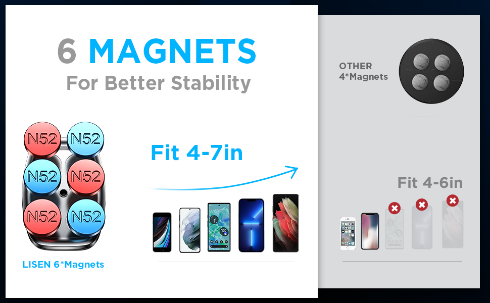 6 strong magnets