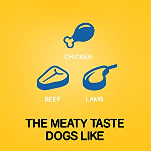 Meaty, Taste, Dogs, Like, Beef, Chicken, Lamb, Poultry, Meaty Dog Food, Protein Rich Recipe