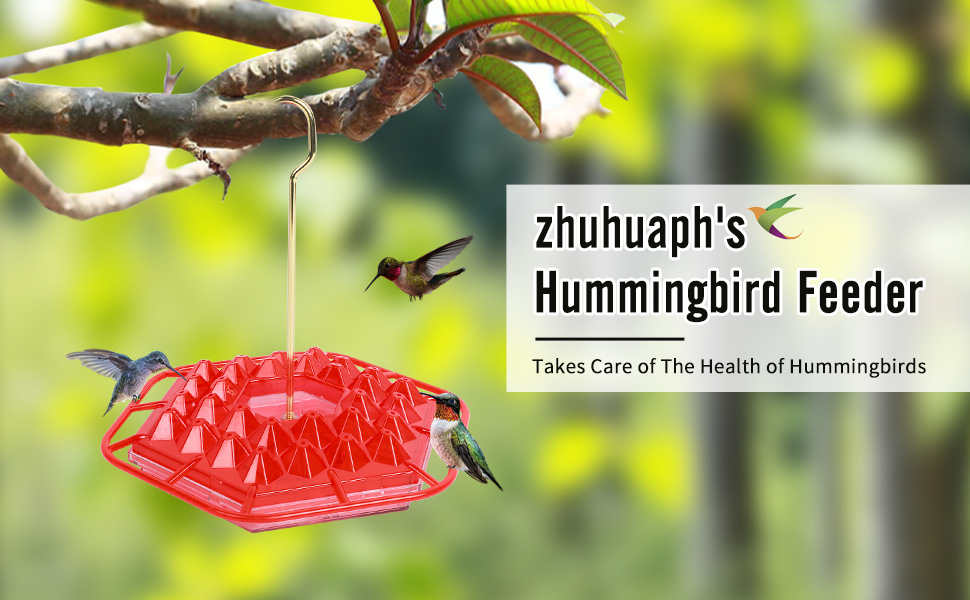 Hummingbird Feeder,Portable Hummingbird Feeders Outdoor with 30 Feeding Ports