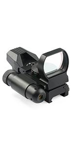 Feyachi 1x33mm Reflex Sight - Dark Earth Tan Scope Sight Both Red and Green & 4 Reticals