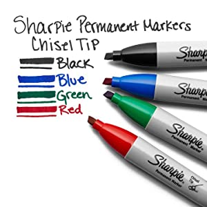 Sharpie Chisel Tip Markers - Available Colors