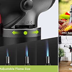 butane torch lighter, blow torch for cooking, cooking torch, kitchen torch, culinary torch