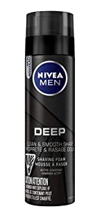 nivea men deep shaving foam