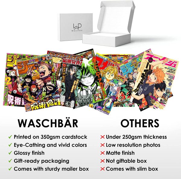 Waschbar 50PCS, Anime Room Decor, Anime Poster, Anime Posters, Anime Stuff, Anime Wall Decor, Anime Manga, Anime Wall Collage, My Hero Academia Posters, Anime Poster Pack, Manga Wall, Teen Room Decor - Image 2