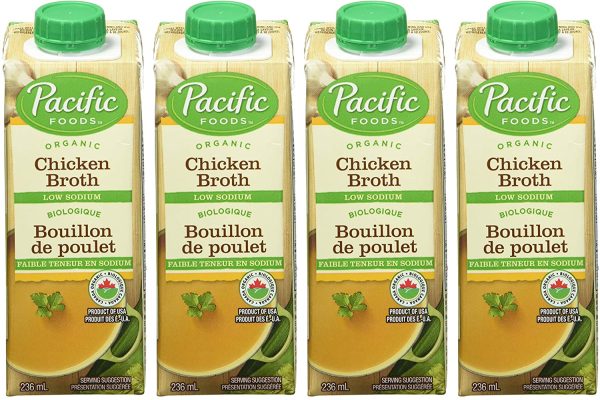 Organic Low Sodium Chicken Broth, 4 X 236ml Pack - Image 5