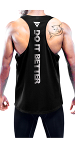 Mens 1 or 3 Pack Y-Back Workout Tank Top