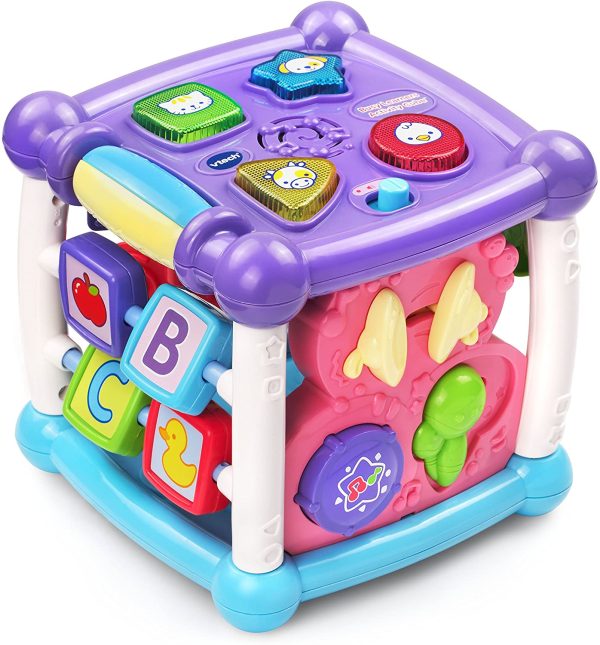 VTech Busy Learners Activity Cube - Purple - Online Exclusive - Image 3