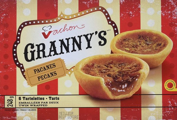 Vachon Granny's Pecans Tarts, Home-Style Taste, Contains 6 Tarts (Twin Wrapped), 248 g