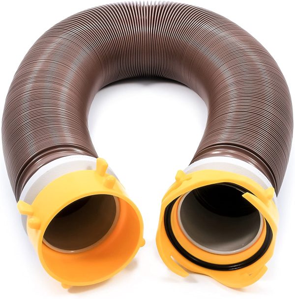 39639 Revolution 10' Sewer Hose Extension - Heavy Duty Design with Pre- Attached Swivel Lug and Bayonet Fittings, Easy to Use and Compresses for Simple Storage - Image 4