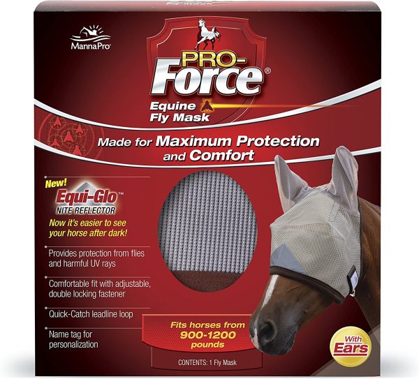 Manna Pro Pro-Force Fly Mask with Ears