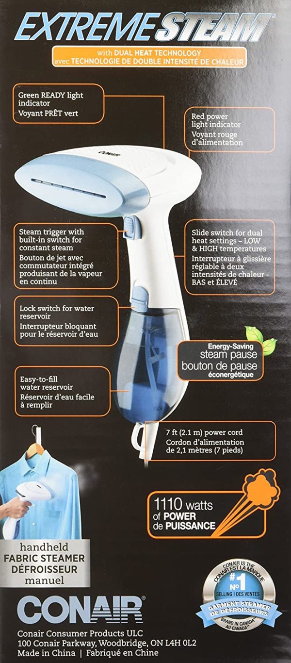 Conair GS23NXRSC Super Steam Hand Held Fabric Steamer - Image 5