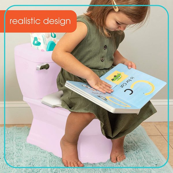 Summer Infant My Size Potty with Transition Ring & Storage, Pink - Image 2