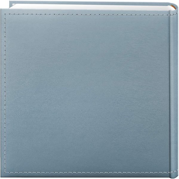 Pioneer Photo Albums DA-200COLB/B 200-Pocket Embossed Baby Leatherette Frame Cover Album for 4 by 6-Inch Prints, Blue - Image 3