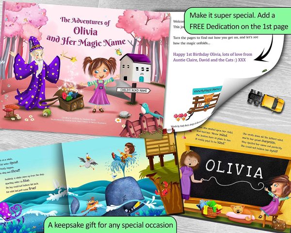 Personalized Story Book for Kids - Every Name Creates A Unique Rhyming Story - Keepsake Gift - Image 9