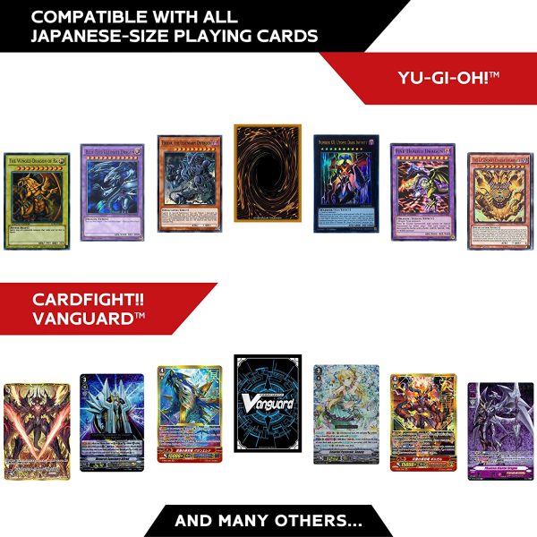 200 Apollo Clear Card Sleeves - Ultra Transparent Japanese Size (62 x 89 mm) Pro Deck Protectors (4x50 Pack) - Yu-Gi-Oh, Cardfight Vanguard Compatible - Image 7