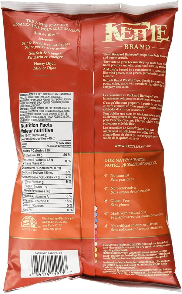 Kettle Chips Backyard BBQ Chips, 220 Gram - Image 3