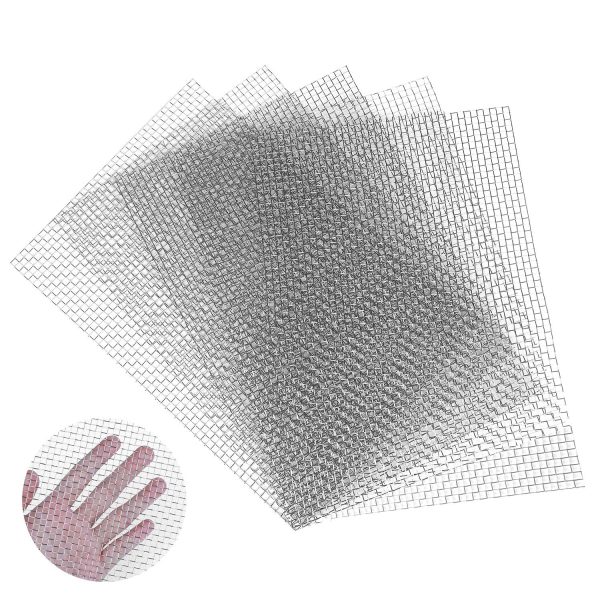 Woven Wire 5 Mesh, 5 Pack A3 Size (30X42cm) 304 Stainless Steel Mesh Screen for DIY, Vent, Filter, Security, Window & Garden etc (5MeshxA3) - Image 4