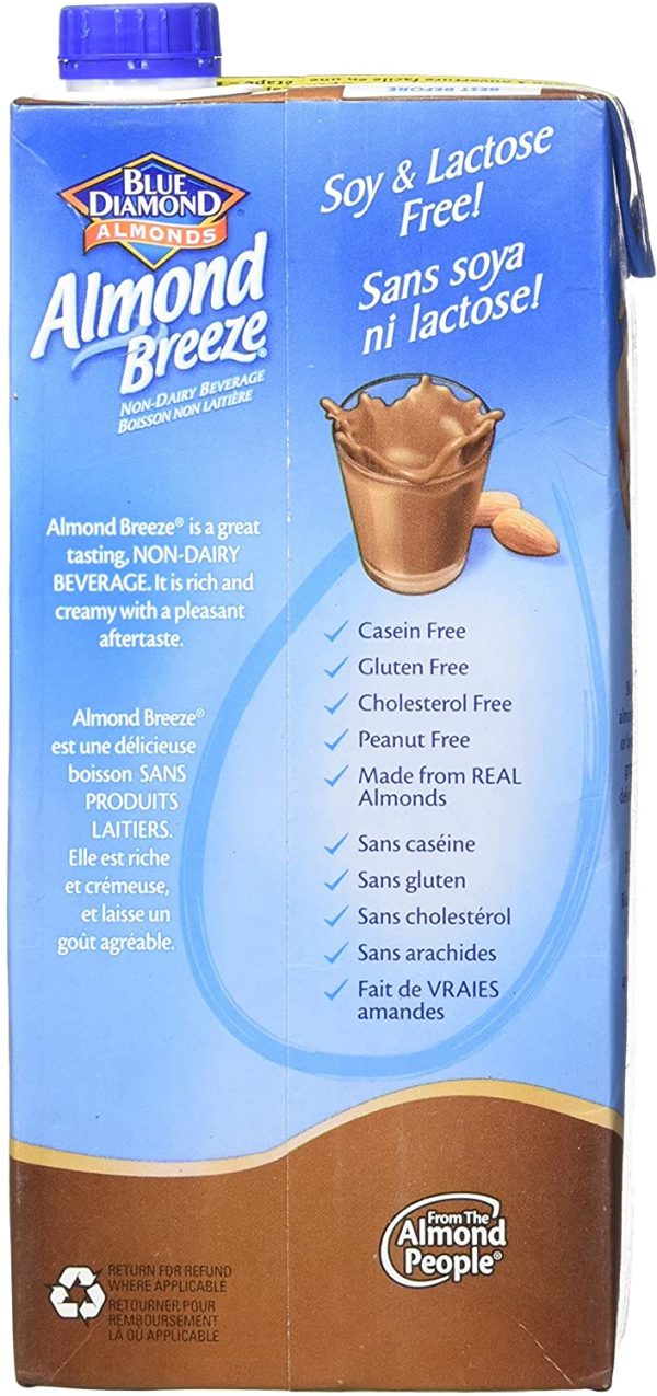 Almond Breeze Chocolate Almond Non-Dairy Beverage, 946 ml