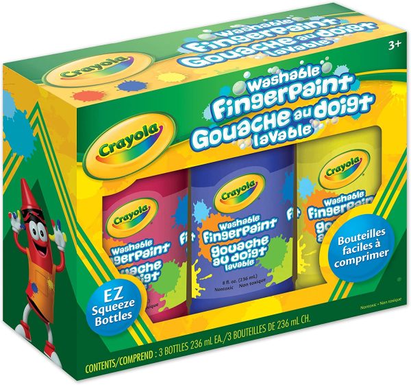 Crayola 3 Ct Fingerpaints Arts & Crafts - Image 2