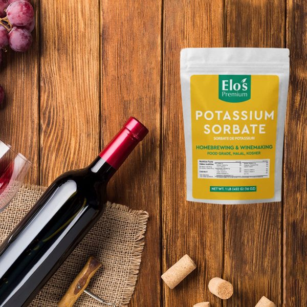 Potassium Sorbate (1LB/ 452g) by Elo??s Premium, Food Grade Great for Winemaking, Cooking and General Use, Packaged in Canada, Can Be Used As Preservatives - Image 3