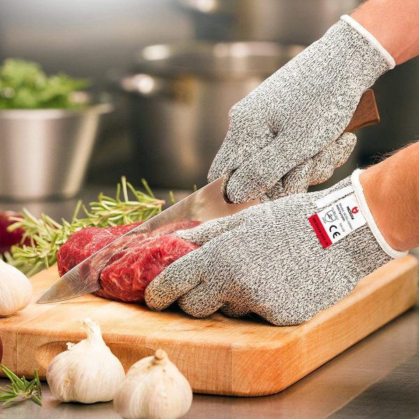 Cut Resistant Gloves - Ambidextrous, Food Grade, High Performance Level 5 Protection. Size Small, Free Ebook Included! - Image 5