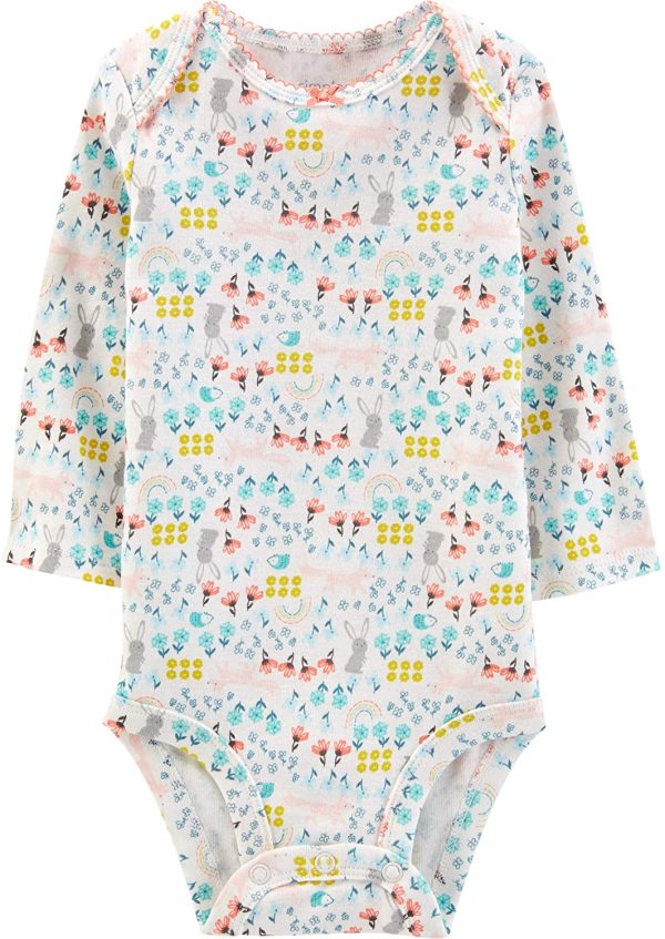 Simple Joys by Carter's Baby-Girls 5-Pack Long-Sleeve Bodysuit - Image 4