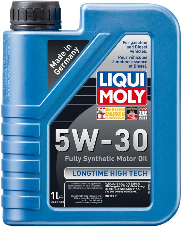 2038 Longtime High Tech 5W-30 Synthetic Motor Oil - 1 Liter Bottle