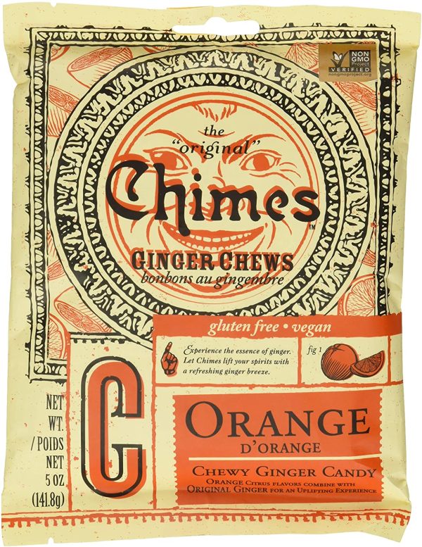 Orange Ginger Chews Bag 5oz Candies 5oz - Image 5