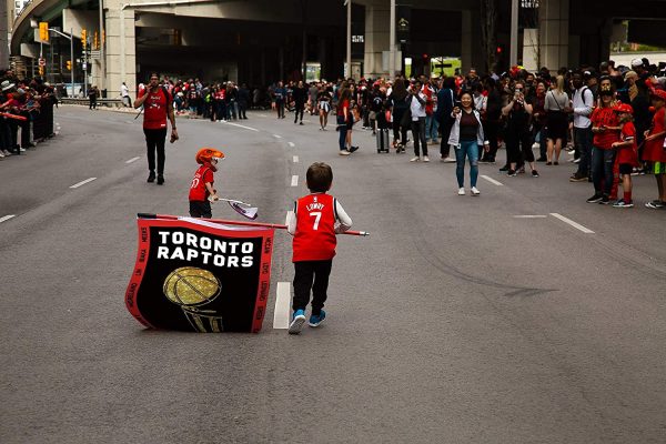 Toronto Raptors Flag with Bonus Necklace Bundle 2019 NBA World Champions Banner (3ft by 5ft) by Legendary Sports? - Image 5