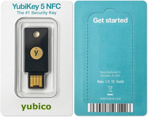 YubiKey 5 NFC - Two Factor Authentication USB and NFC Security Key, Fits USB-A Ports and Works with Supported NFC Mobile Devices - Protect Your Online Accounts with More Than a Password - Image 4