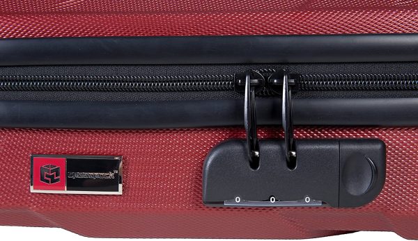 Crossrock, Zippered ABS Molded Backpack Case, 4/4 Full Size Violin, Red (CRA420VFRD) - Image 4