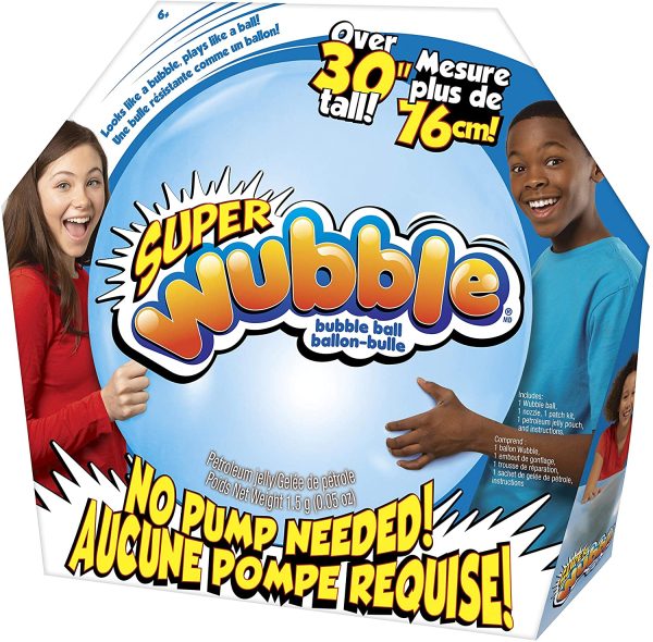 Super Wubble Bubble, Blue - Looks Like a Bubble, Plays Like a Ball! - Image 2