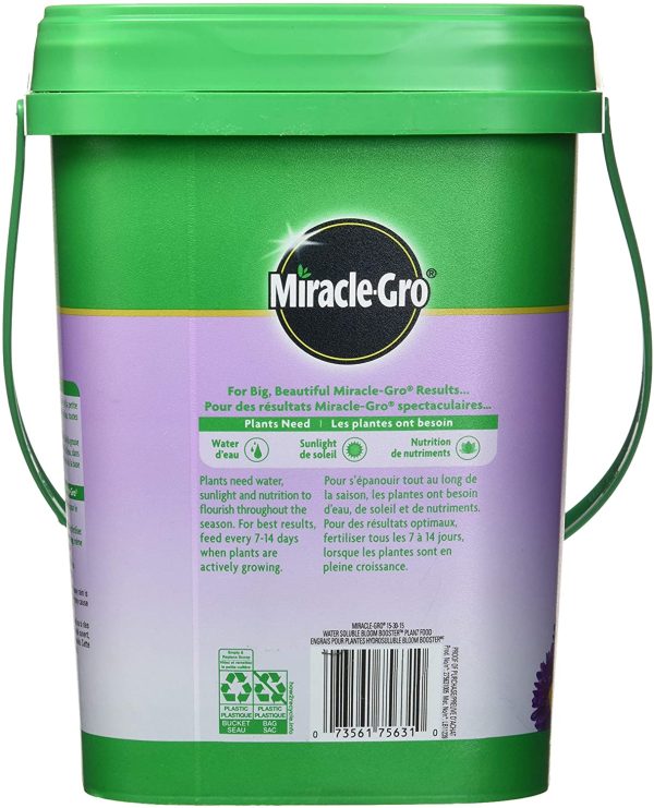 Miracle-Gro Water Soluble Bloom Booster Plant Food - 1.5Kg