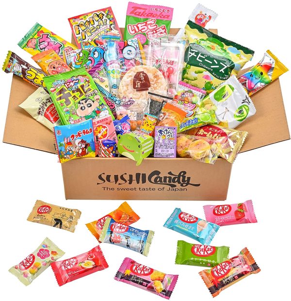 40 Japanese Candy Box 30 Japanese Snacks Plus 10 Japanese Kit Kat Flavors - Image 9