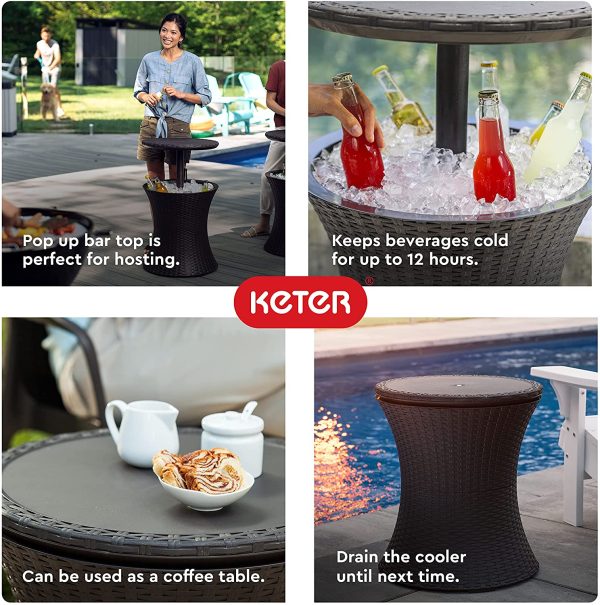 Keter Rattan Cool Bar - Image 7