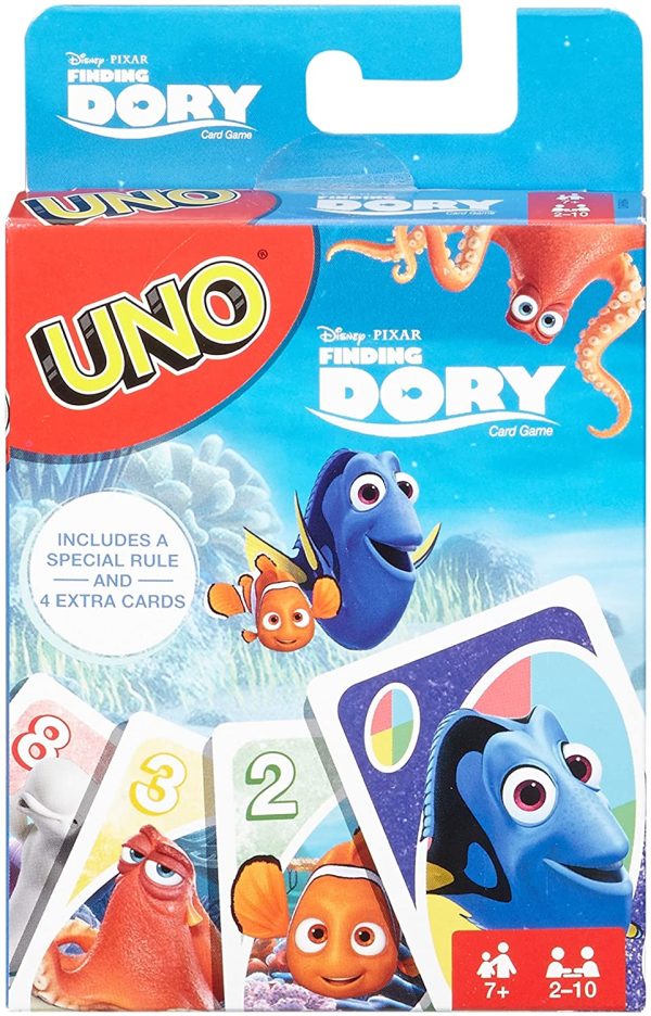 Mattel UNO: Finding Dory - Card Game, 2-10 Players, 7+ - Image 4