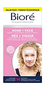 Biore Nose + Face Pore Strips