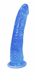 7.87 inch crystal blue dildos