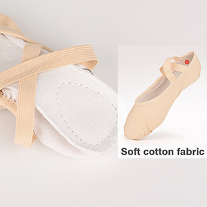 Cotton ballet shoes