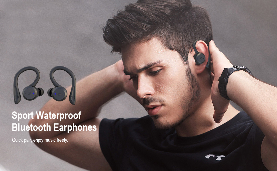 Sport Waterproof Bluetooth Earphones