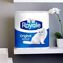 Royale original bathroom tissue, royale original toilet paper