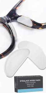 eyeglass nose pads