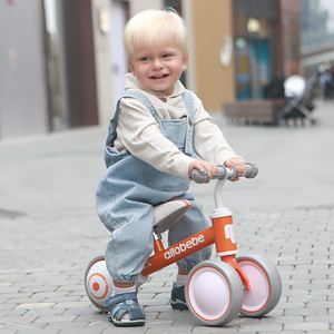 orange baby balance bike