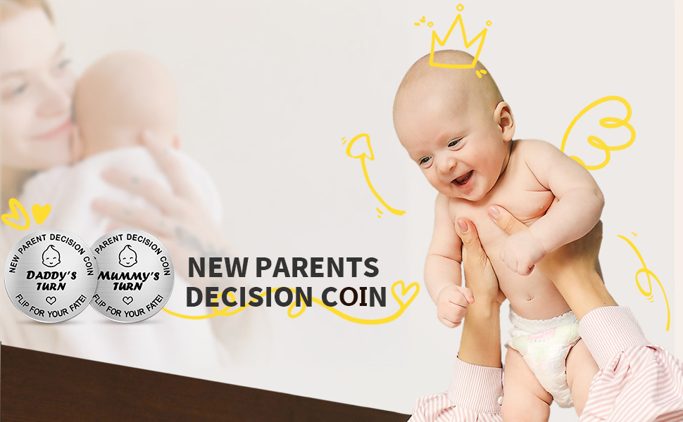 New Dad Mon Gifts Decision Coin