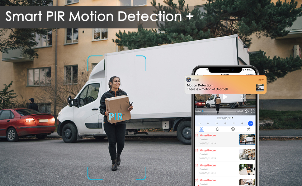 PIR motion detection